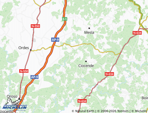 MICHELIN-Landkarte A Figueira - ViaMichelin