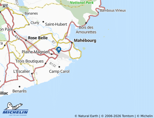 MICHELIN-Landkarte Blue Bay - ViaMichelin