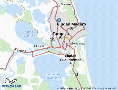 MICHELIN Panteón Municipal map - ViaMichelin