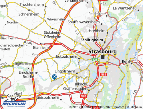 Mapa MICHELIN Wolfisheim - ViaMichelin