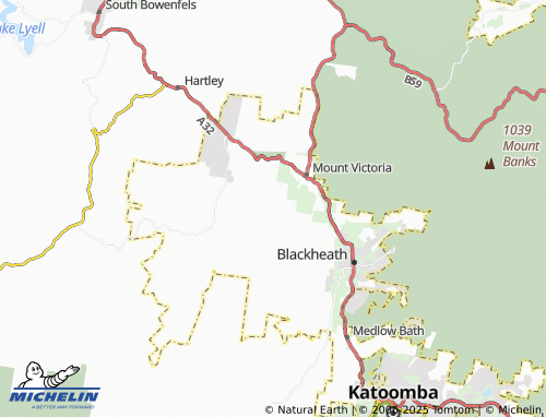 MICHELIN Kanimbla map - ViaMichelin
