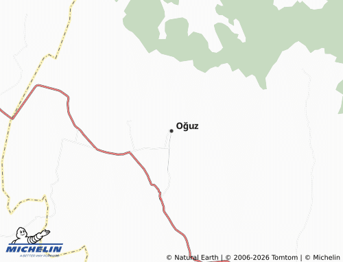 MICHELIN Oğuz map - ViaMichelin