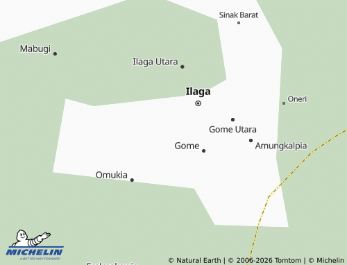 MICHELIN Kunga map - ViaMichelin