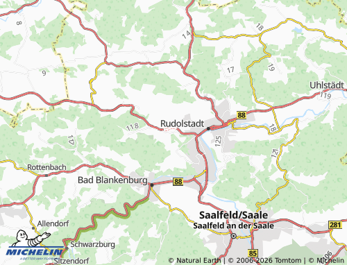 MICHELIN Schaala map - ViaMichelin