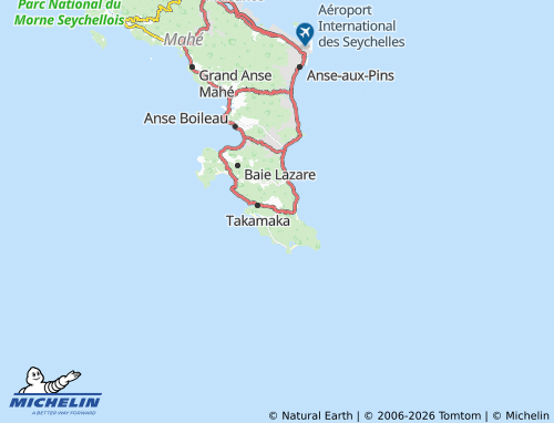 MICHELIN Quatre Bornes map - ViaMichelin