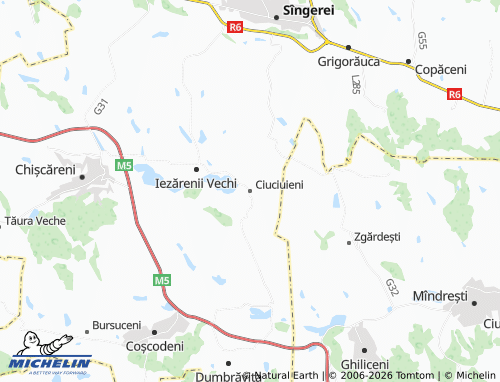 MICHELIN-Landkarte Ciuciuieni - ViaMichelin