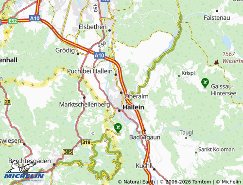 MICHELIN-Landkarte Oberalm - ViaMichelin