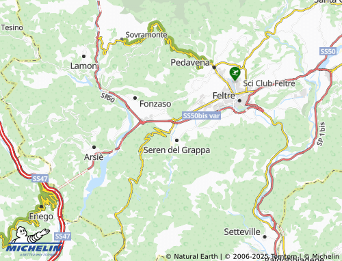 Mappa MICHELIN Caupo - ViaMichelin