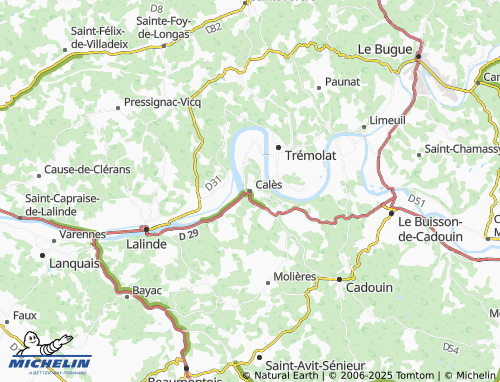 MICHELIN Calès map - ViaMichelin