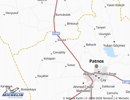 MICHELIN Kuruyaka map - ViaMichelin