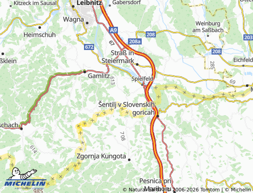 Mappa MICHELIN Graßnitzberg - ViaMichelin