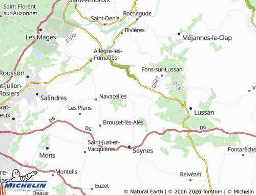 MICHELIN Bouquet map - ViaMichelin