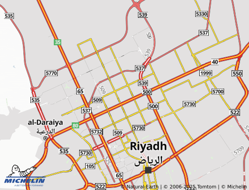 MICHELIN Al Wadi District map - ViaMichelin