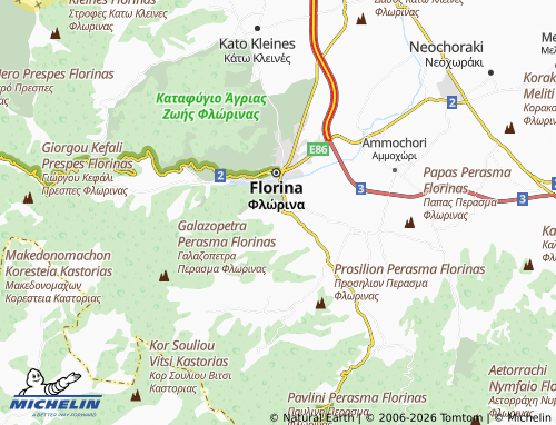 Carte MICHELIN Skopia - ViaMichelin
