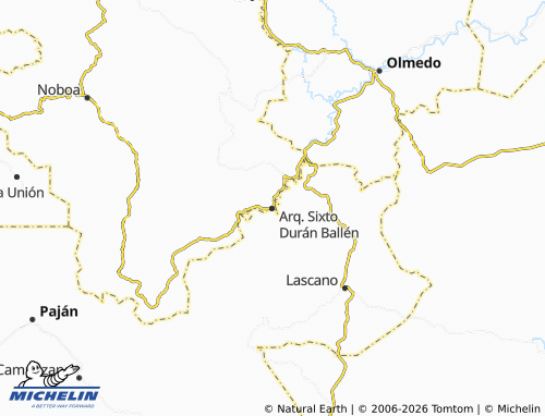 Mapa MICHELIN Arq. Sixto Durán Ballén - ViaMichelin