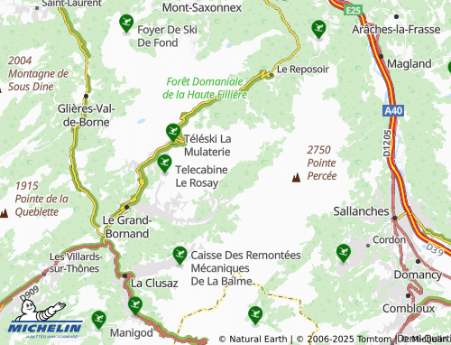 MICHELIN La Duche map - ViaMichelin