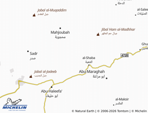 Carte MICHELIN al-Nazzah - ViaMichelin
