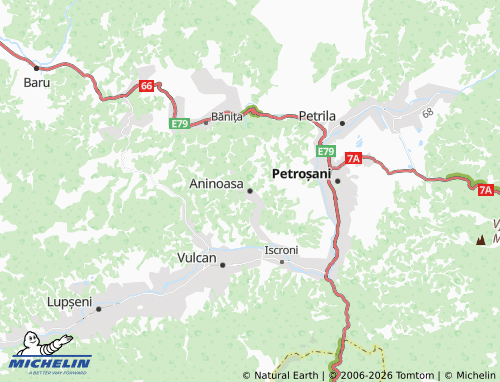 Mappa MICHELIN Aninoasa - ViaMichelin