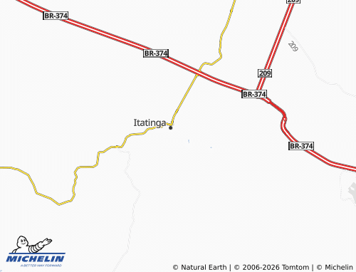 Mapa MICHELIN Vila Nova Itatinga - ViaMichelin