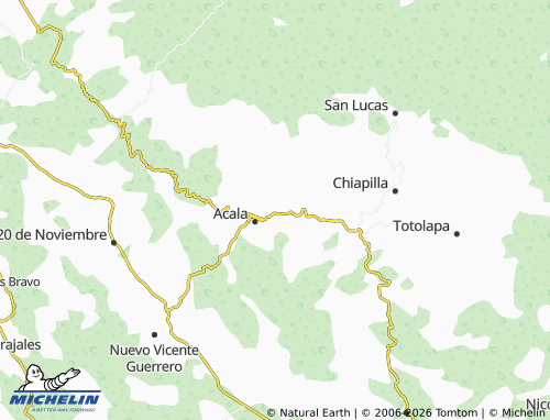 MICHELIN Salomón González Blanco map - ViaMichelin