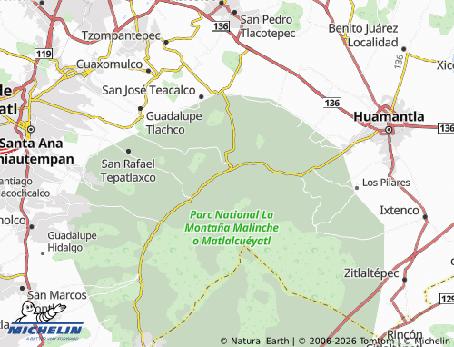 Mappa MICHELIN Faustiniano Mendieta Águila - ViaMichelin