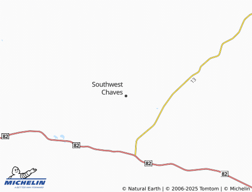 MICHELIN-Landkarte Southwest Chaves - ViaMichelin