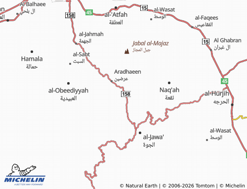 MICHELIN-Landkarte Al Mani' - ViaMichelin