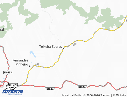 Carte MICHELIN Teixeira Soares - ViaMichelin