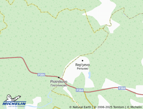 MICHELIN Zhemchuzhina SNT map - ViaMichelin