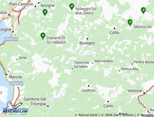 MICHELIN Lavone map - ViaMichelin