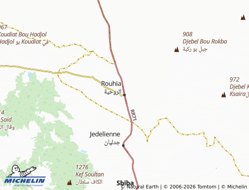 Carte MICHELIN Rouhia - ViaMichelin