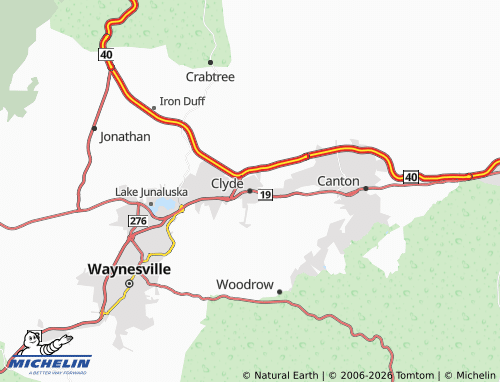 Carte MICHELIN Clyde - ViaMichelin