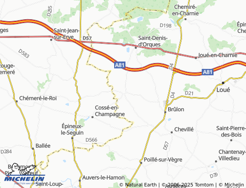 Mappa MICHELIN Viré-en-Champagne - ViaMichelin