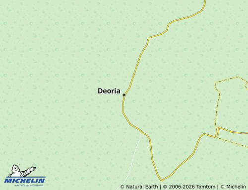 Kaart MICHELIN Deoria - ViaMichelin