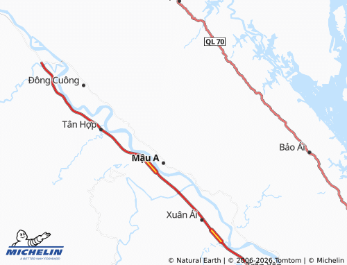 Mapa MICHELIN Ngòi A - ViaMichelin