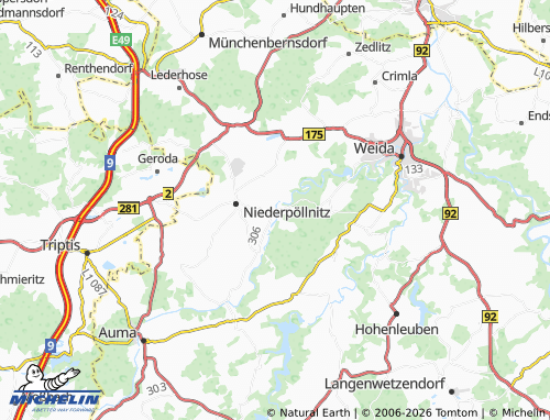 MICHELIN Rohna map - ViaMichelin