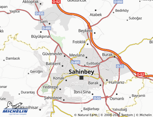 MICHELIN Pirsultan map - ViaMichelin
