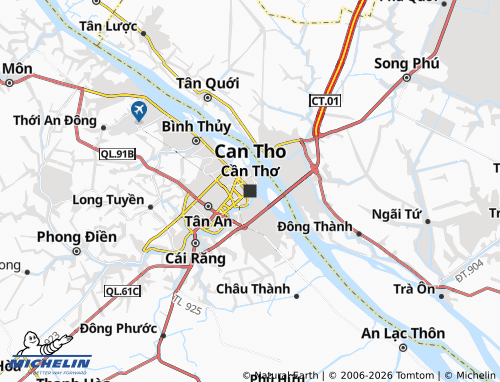 Mapa MICHELIN Can Tho - ViaMichelin
