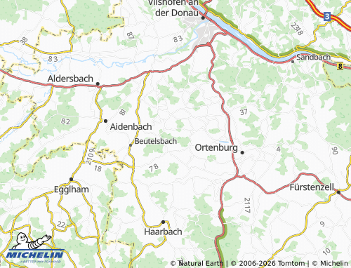 MICHELIN-Landkarte Fadering - ViaMichelin