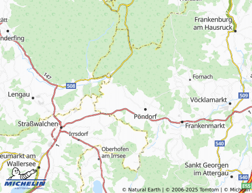 MICHELIN-Landkarte Forstern - ViaMichelin