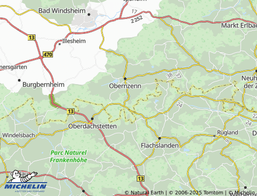MICHELIN-Landkarte Egenhausen - ViaMichelin
