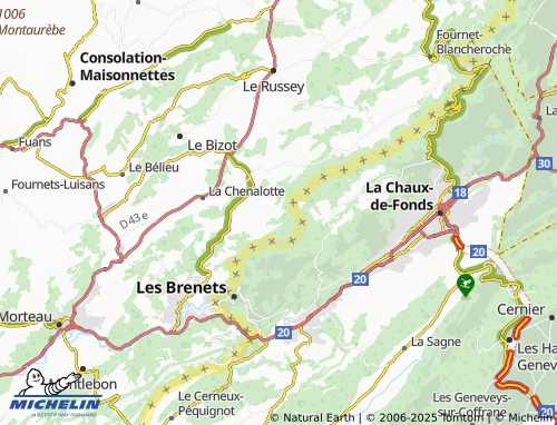 Carte MICHELIN Le Pissoux - ViaMichelin