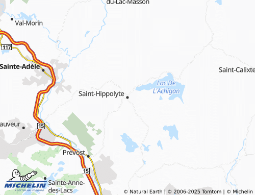 MICHELIN Saint-Hippolyte map - ViaMichelin