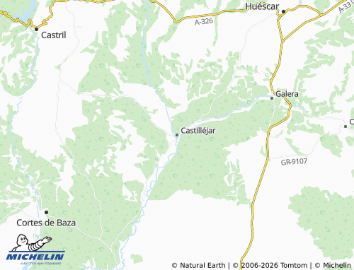 MICHELIN Castilléjar map - ViaMichelin