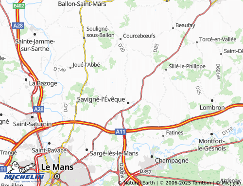 Carte MICHELIN Les Noyers - ViaMichelin
