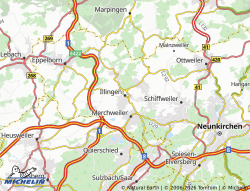 Mapa MICHELIN Illingen - ViaMichelin