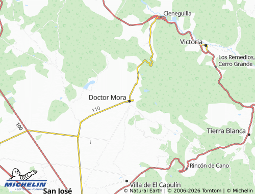 Mappa MICHELIN San Antonio - ViaMichelin