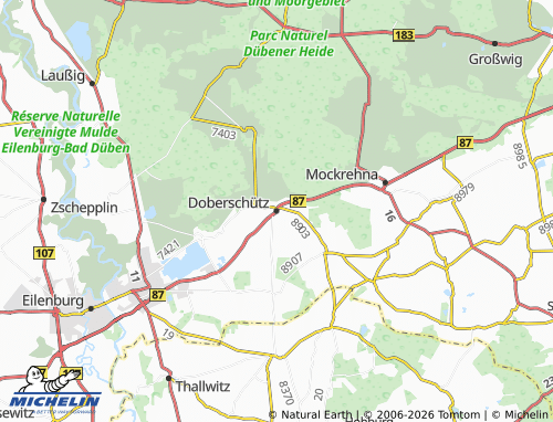 Mappa MICHELIN Doberschütz - ViaMichelin