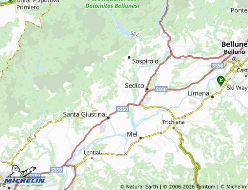 Mapa MICHELIN Meano - ViaMichelin