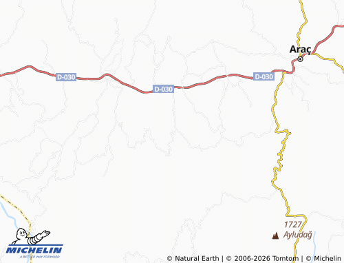 MICHELIN-Landkarte Köse - ViaMichelin